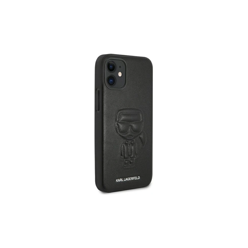 Wholesale Karl Lagerfeld KLHCP12SPCUIKBK Apple iPhone 12 mini black hardcase Karl Ikonik Outline - KLD371BLK - {ean13} - Hurt