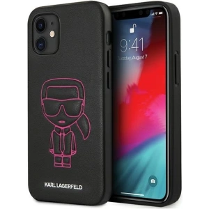 Hurtownia GSM - Etui Karl Lagerfeld KLHCP12SPCUIKPI Apple iPhone 12 mini rosa/pink Hardcase Karl Ikonik Outline - KLD372PNK - {ean13} - Hurt
