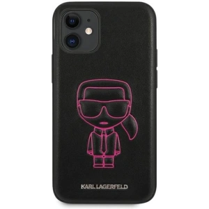 Hurtownia GSM - Etui Karl Lagerfeld KLHCP12SPCUIKPI Apple iPhone 12 mini rosa/pink Hardcase Karl Ikonik Outline - KLD372PNK - {ean13} - Hurt