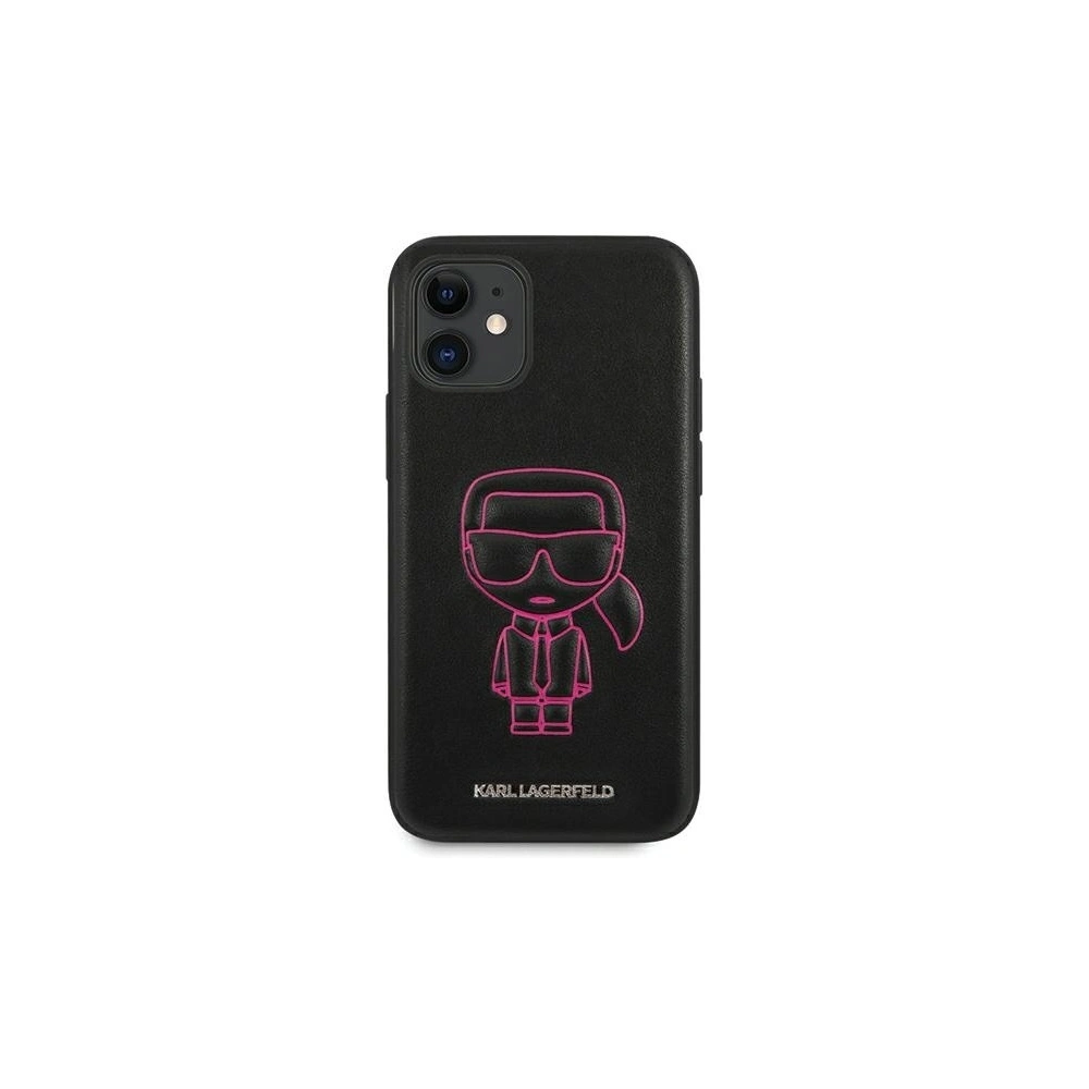 Wholesale Karl Lagerfeld KLHCP12SPCUIKPI Apple iPhone 12 mini pink hardcase Karl Ikonik Outline - KLD372PNK - {ean13} - Hurt