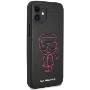 Hurtownia GSM - Etui Karl Lagerfeld KLHCP12SPCUIKPI Apple iPhone 12 mini rosa/pink Hardcase Karl Ikonik Outline - KLD372PNK - {ean13} - Hurt