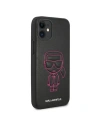 Hurtownia GSM - Etui Karl Lagerfeld KLHCP12SPCUIKPI Apple iPhone 12 mini różowy/pink hardcase Karl Ikonik Outline - KLD372PNK - {ean13} - Hurt