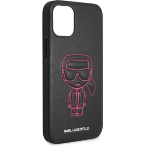 Hurtownia GSM - Etui Karl Lagerfeld KLHCP12SPCUIKPI Apple iPhone 12 mini rosa/pink Hardcase Karl Ikonik Outline - KLD372PNK - {ean13} - Hurt