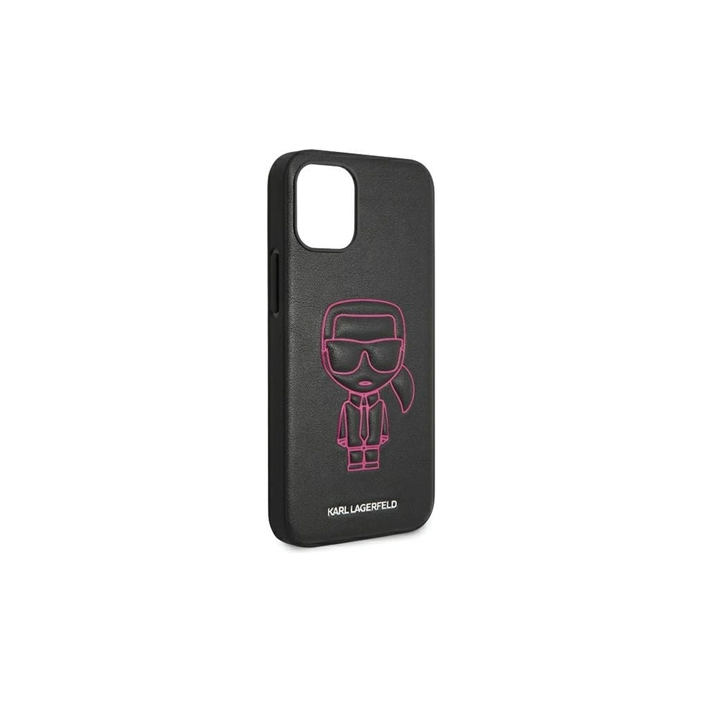 Wholesale Karl Lagerfeld KLHCP12SPCUIKPI Apple iPhone 12 mini pink hardcase Karl Ikonik Outline - KLD372PNK - {ean13} - Hurt