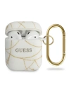 Guess GUACA2TPUCHWH Apple AirPods cover white Gold Chain Collection