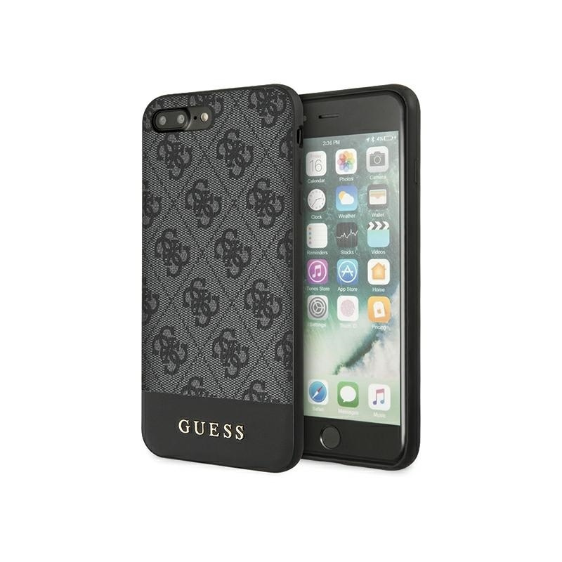 Hurtownia Guess - 3700740488041 - GUE673GRY - Guess GUHCI8LG4GLGR Apple iPhone 7/8 Plus szary/grey hardcase 4G Stripe Collection - B2B homescreen