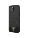 Guess GUHCP12LPU4GHBK Apple iPhone 12 Pro Max grey hardcase 4G Triangle Collection