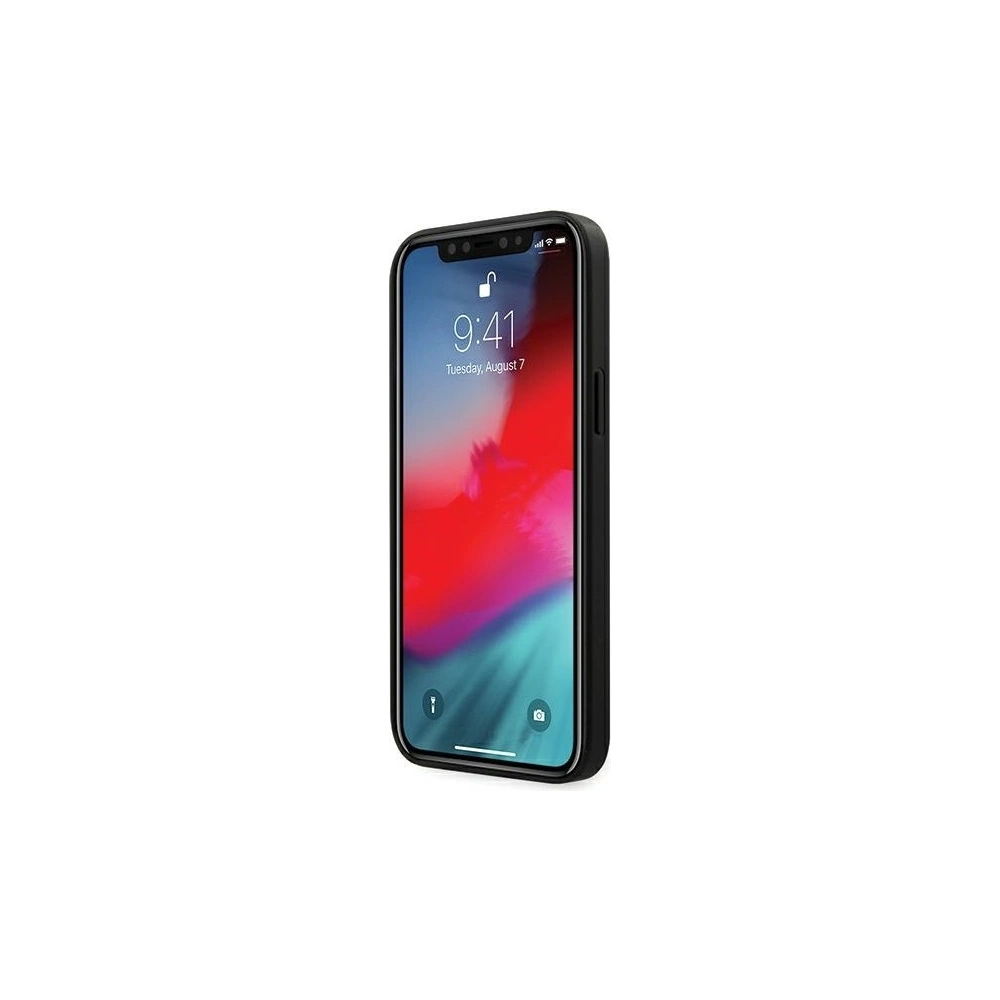 Hurtownia GSM - Etui Guess GUHCP12LPU4GHBK Apple iPhone 12 Pro Max szary/grey hardcase 4G Triangle Collection - GUE678GRY - {ean13} - Hurt