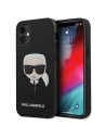 Etui Karl Lagerfeld KLHCP12SSAKHBK Apple iPhone 12 mini czarny/black hardcase Saffiano Ikonik Karl`s Head