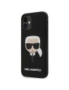 Hurtownia GSM - Etui Karl Lagerfeld KLHCP12SSLKHBK Apple iPhone 12 mini czarny/black hardcase Silicone Karl`s Head - KLD376BLK - {ean13} - Hurt