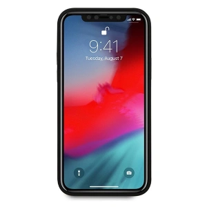 Etui Guess GUHCP12LVSATMLBK Apple iPhone 12 Pro Max czarny/black hardcase Saffiano