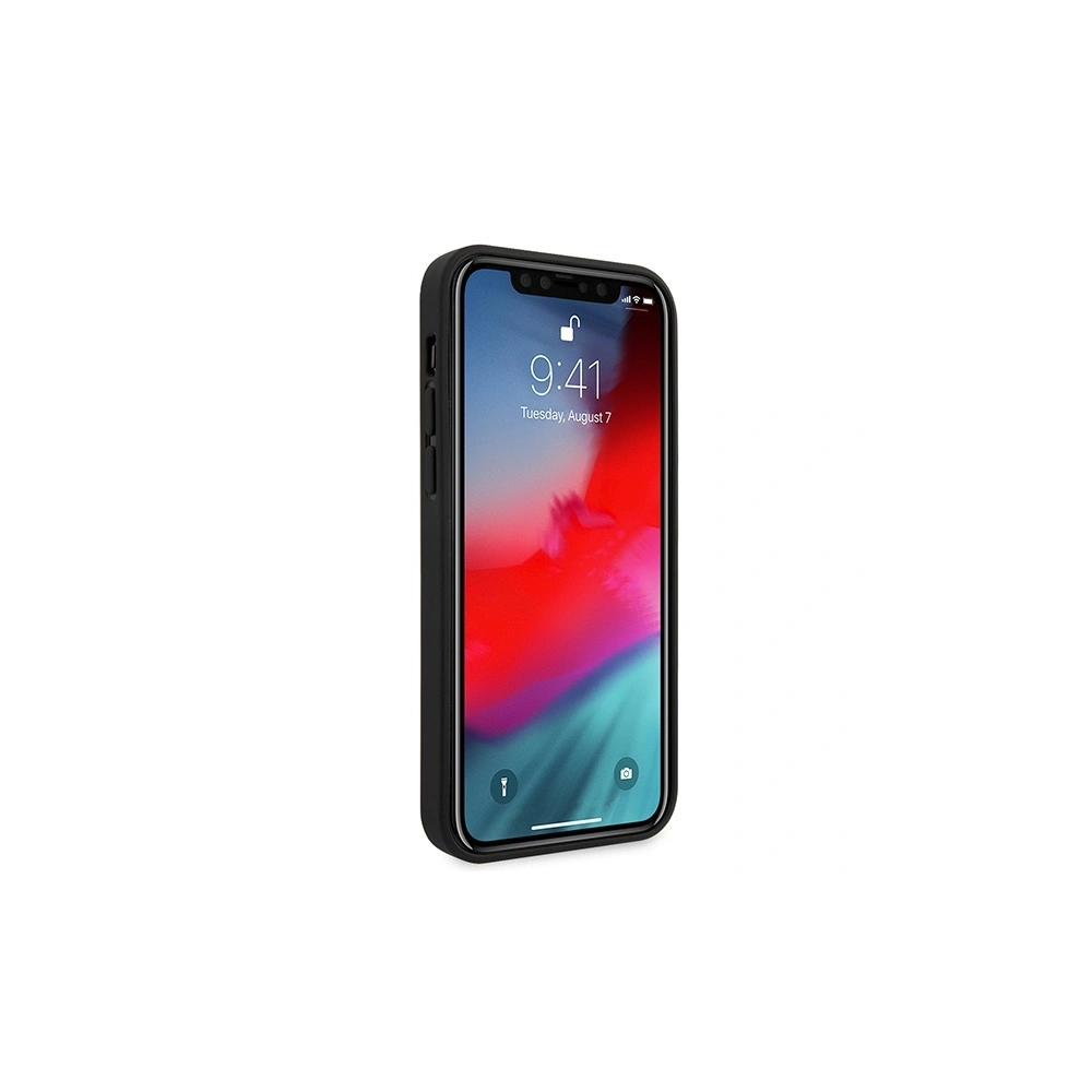 Wholesale Guess GUHCP12LVSATMLBK Apple iPhone 12 Pro Max black hardcase Saffiano - GUE681BLK - {ean13} - Hurt