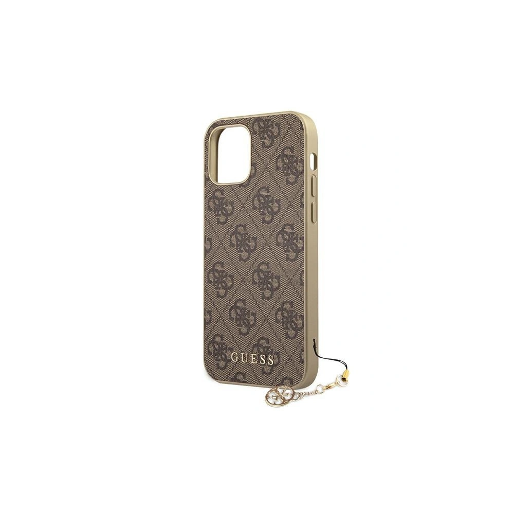 Hurtownia GSM - Etui Guess GUHCP12MGF4GBR Apple iPhone 12/12 Pro brązowy/brown hardcase 4G Charms Collection - GUE685BR - {ean13} - Hurt