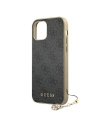 Hurtownia GSM - Etui Guess GUHCP12MGF4GGR Apple iPhone 12/12 Pro szary/grey hardcase 4G Charms Collection - GUE686GRY - {ean13} - Hurt