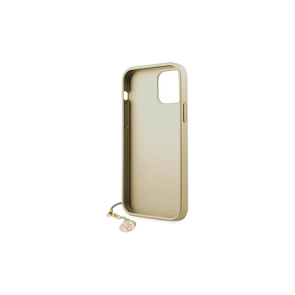 Hurtownia GSM - Etui Guess GUHCP12MGF4GGR Apple iPhone 12/12 Pro szary/grey hardcase 4G Charms Collection - GUE686GRY - {ean13} - Hurt