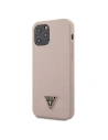 Wholesale Guess GUHCP12MLSTMLP Apple iPhone 12/12 Pro light pink hardcase Silicone Triangle Logo - GUE690PNK - {ean13} - Hurt