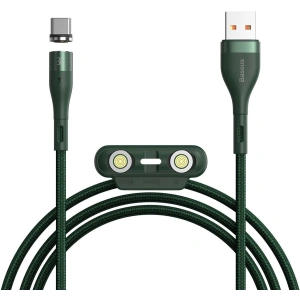 Hurtownia GSM - Kabel USB Baseus Fast 4w1 USB do USB-C / Lightning / Micro 3A 1m (zielony) - BSU1814GRN - {ean13} - Hurt