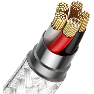 Hurtownia GSM - Kabel USB Baseus Fast 4w1 USB do USB-C / Lightning / Micro 5A 1m (biały) - BSU1815WHT - {ean13} - Hurt