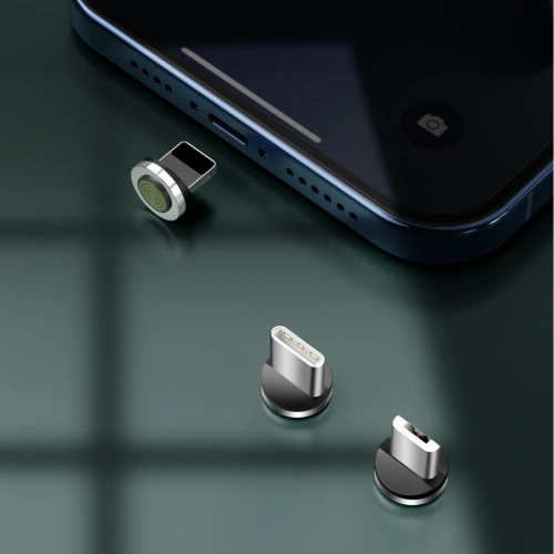 Kabel USB Baseus Fast 4w1 USB do USB-C / Lightning / Micro 5A 1m (zielony)