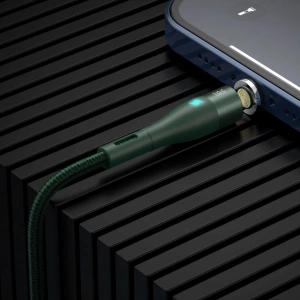 Hurtownia GSM - Kabel USB Baseus Fast 4w1 USB do USB-C / Lightning / Micro 5A 1m (zielony) - BSU1816GRN - {ean13} - Hurt