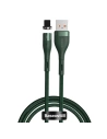 Kabel magnetyczny USB - Lightning Baseus Zinc 2.4A 1m (zielony)