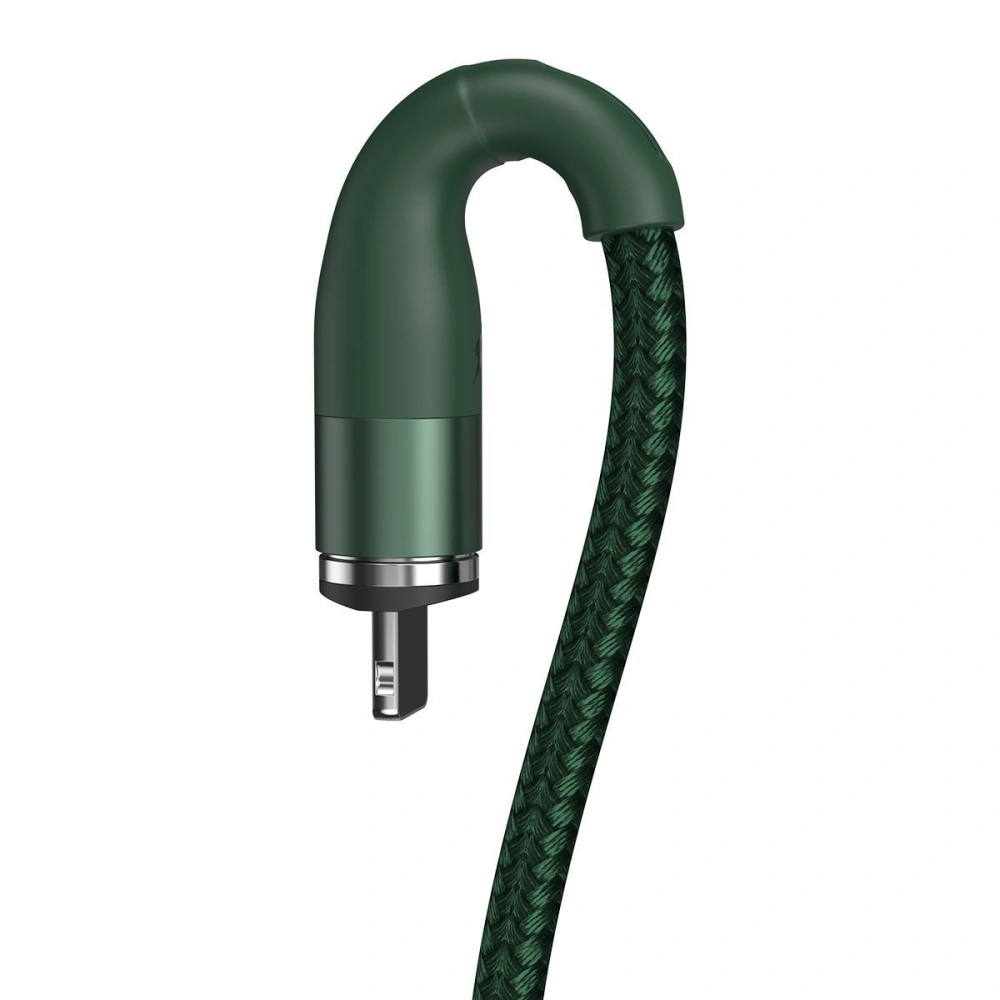Hurtownia GSM - Kabel magnetyczny USB - Lightning Baseus Zinc 2.4A 1m (zielony) - BSU1817GRN - {ean13} - Hurt