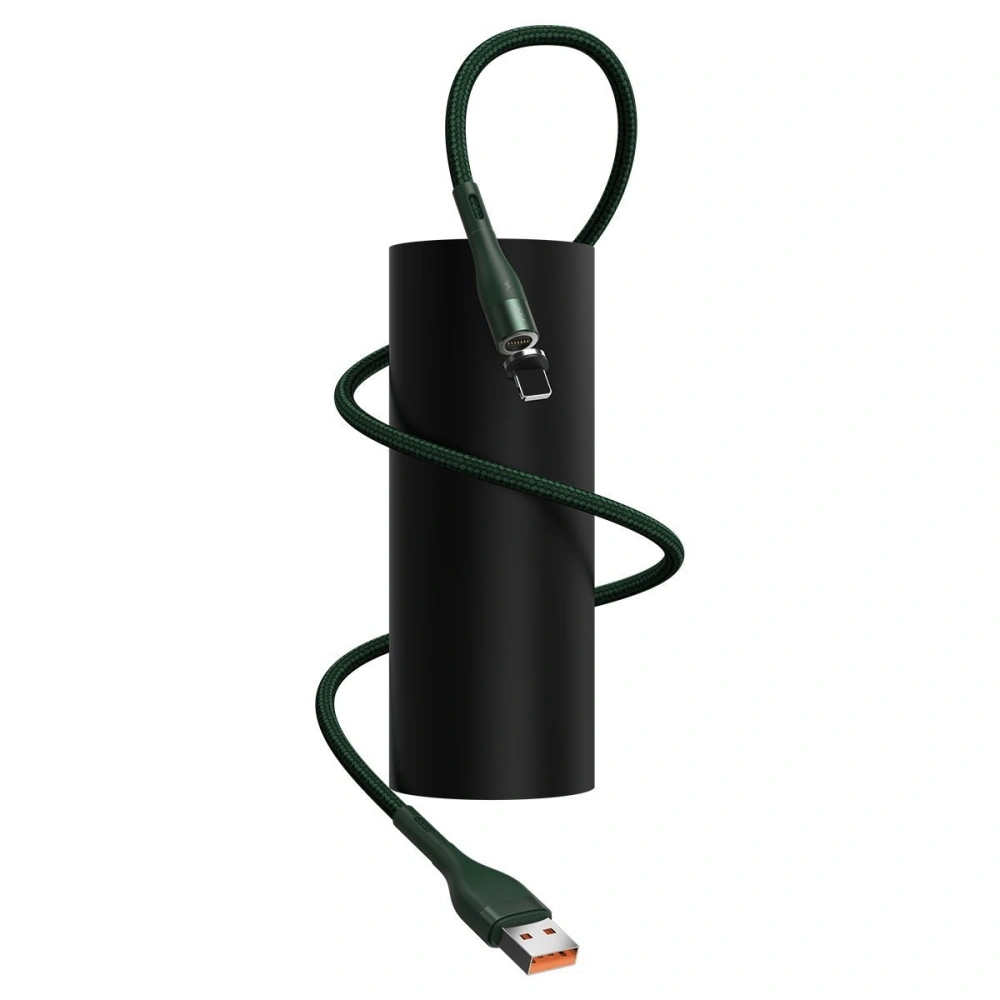 Hurtownia GSM - Kabel magnetyczny USB - Lightning Baseus Zinc 2.4A 1m (zielony) - BSU1817GRN - {ean13} - Hurt