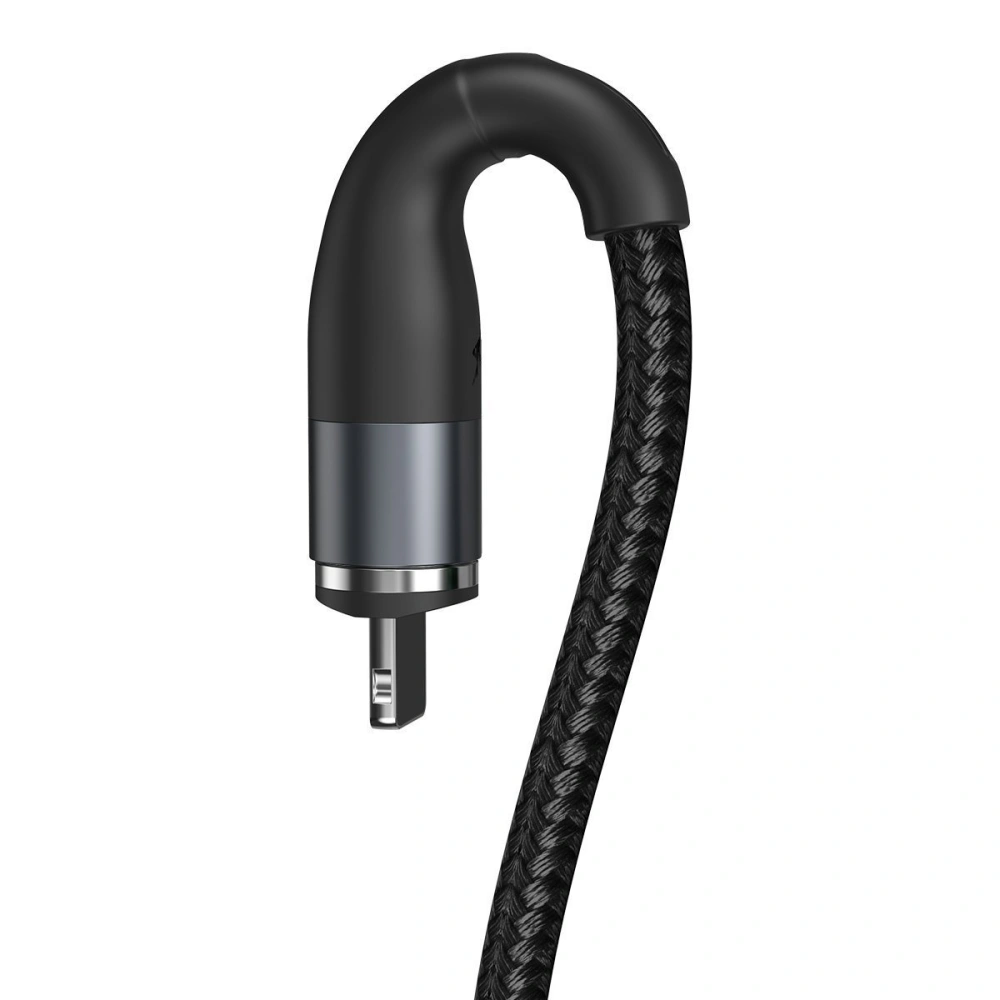 Hurtownia GSM - Kabel magnetyczny USB - Lightning Baseus Zinc 2.4A 1m (szaro-czarny) - BSU1818GRYBLK - {ean13} - Hurt