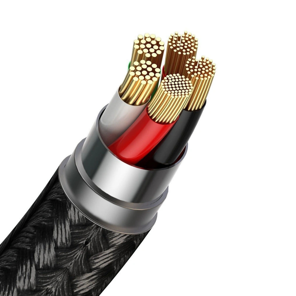 Wholesale USB magnetic cable - Lightning Baseus Zinc 2.4A 1m (grey-black) - BSU1818GRYBLK - {ean13} - Hurt