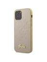 Etui Guess GUHCP12MPUILGLG Apple iPhone 12/12 Pro złoty/gold hardcase Iridescent Love Script Gold Logo