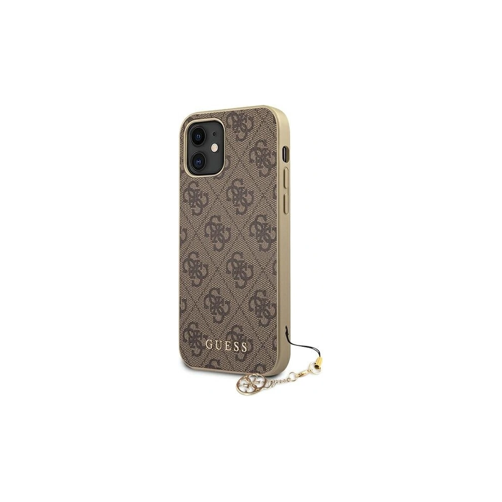 Hurtownia GSM - Etui Guess GUHCP12SGF4GBR Apple iPhone 12 mini brązowy/brown hardcase 4G Charms Collection - GUE698BR - {ean13} - Hurt