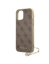 Hurtownia GSM - Etui Guess GUHCP12SGF4GBR Apple iPhone 12 mini brązowy/brown hardcase 4G Charms Collection - GUE698BR - {ean13} - Hurt