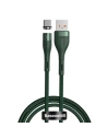 Kabel magnetyczny USB - USB-C Baseus Zinc 3A 1m (zielony)