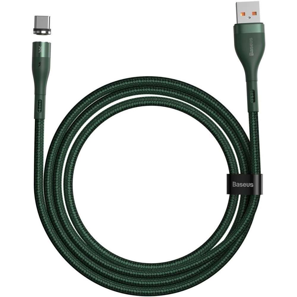 Wholesale USB magnetic cable - USB-C Baseus Zinc 3A 1m (green) - BSU1819GRN - {ean13} - Hurt