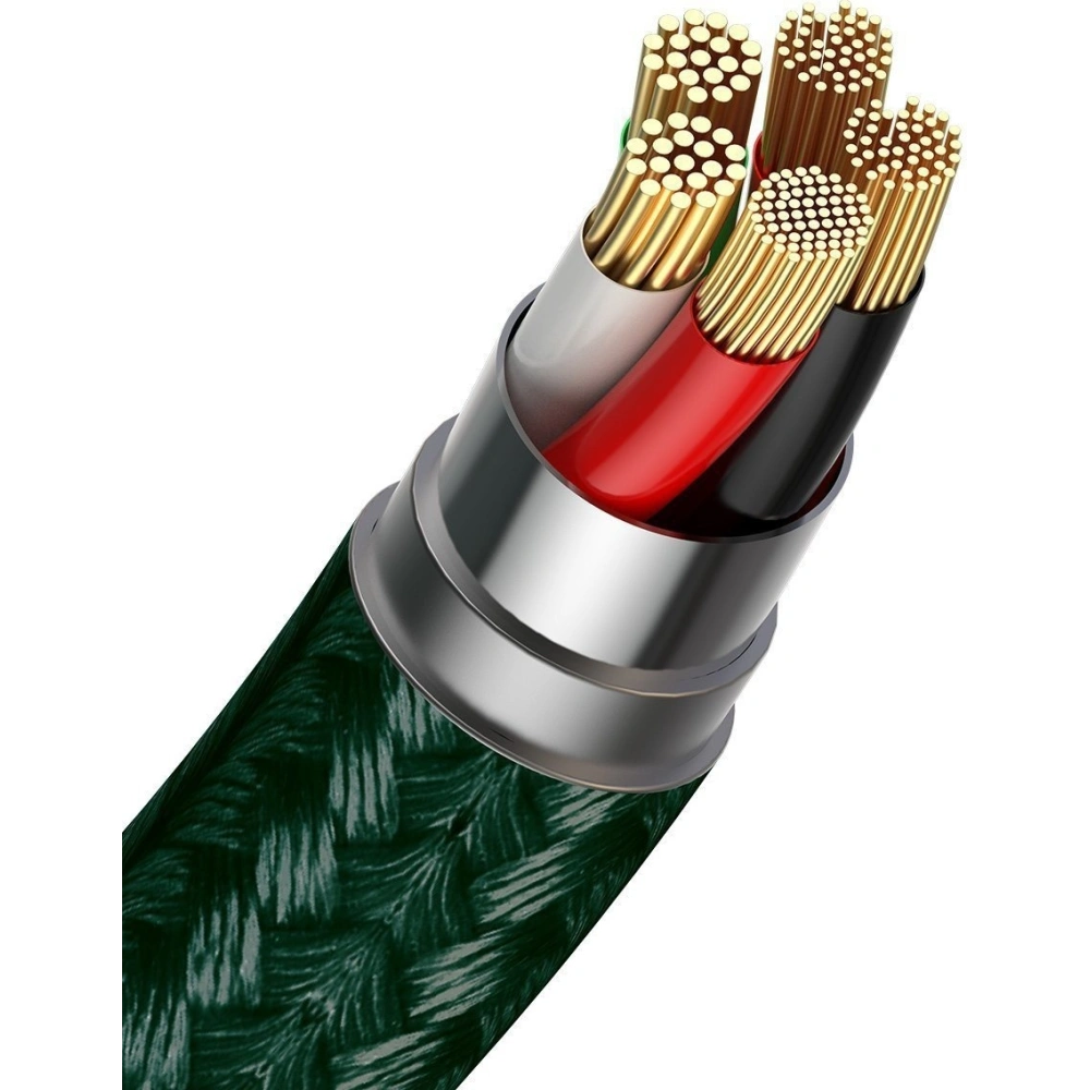 Wholesale USB magnetic cable - USB-C Baseus Zinc 3A 1m (green) - BSU1819GRN - {ean13} - Hurt