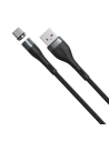 Kabel magnetyczny USB - USB-C Baseus Zinc 5A 1m (szaro-czarny)