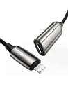 Adapter Audio Baseus L55 Lightning do 2x Lightning (srebrny)