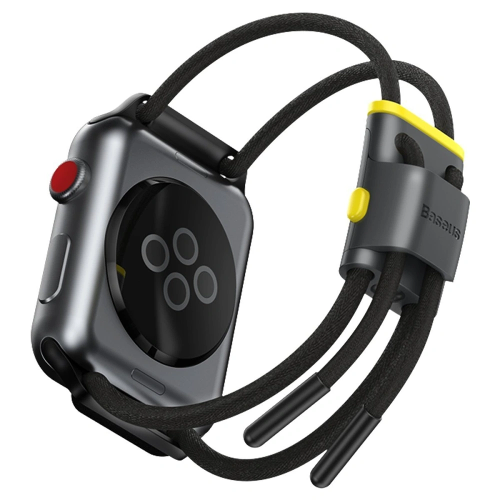 Belt Baseus Lets Go Apple Watch 4/5/6/7/SE/8/9/Ultra 44/45/49mm (gray-yellow)