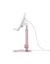 Wholesale Baseus Literary Youth Desktop Bracket (Telescopic with Wireless Charging) Rose gold - BSU1828PNK - {ean13} - Hurt