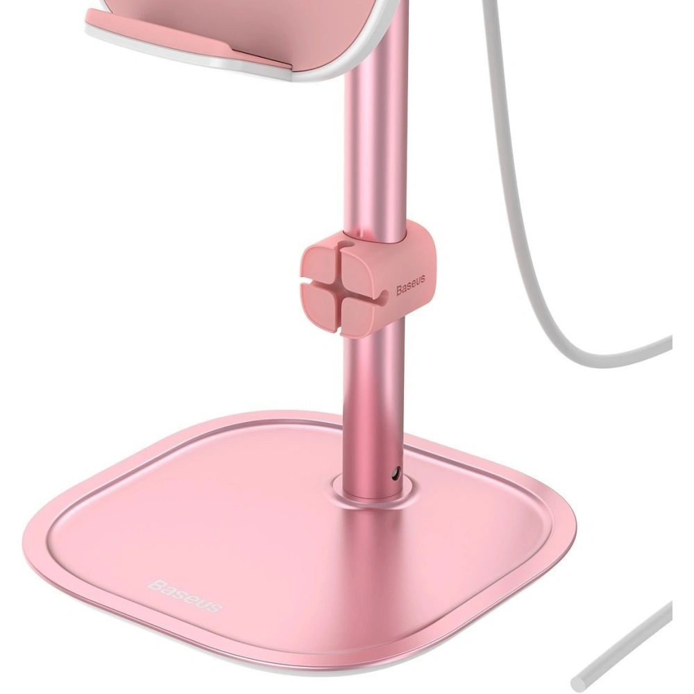 Wholesale Baseus Literary Youth Desktop Bracket (Telescopic with Wireless Charging) Rose gold - BSU1828PNK - {ean13} - Hurt