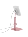 Wholesale Baseus Literary Youth Desktop Bracket (Telescopic with Wireless Charging) Rose gold - BSU1828PNK - {ean13} - Hurt