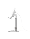 Wholesale Baseus Literary Youth Desktop Bracket (Telescopic with Wireless Charging) Silver - BSU1829SLV - {ean13} - Hurt