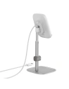 Wholesale Baseus Literary Youth Desktop Bracket (Telescopic with Wireless Charging) Silver - BSU1829SLV - {ean13} - Hurt