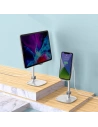 Hurtownia GSM - Stojak teleskopowy Baseus z ładowarką bezprzewodową na telefon/tablet (srebrny) - BSU1829SLV - {ean13} - Hurt