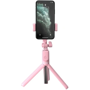 Selfie stick, statyw Bluetooth Baseus Lovely (różowy)