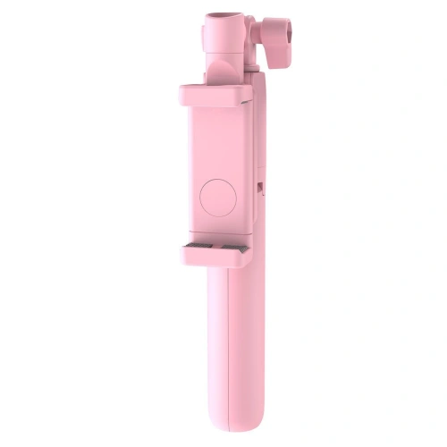 Selfie stick, statyw Bluetooth Baseus Lovely (różowy)