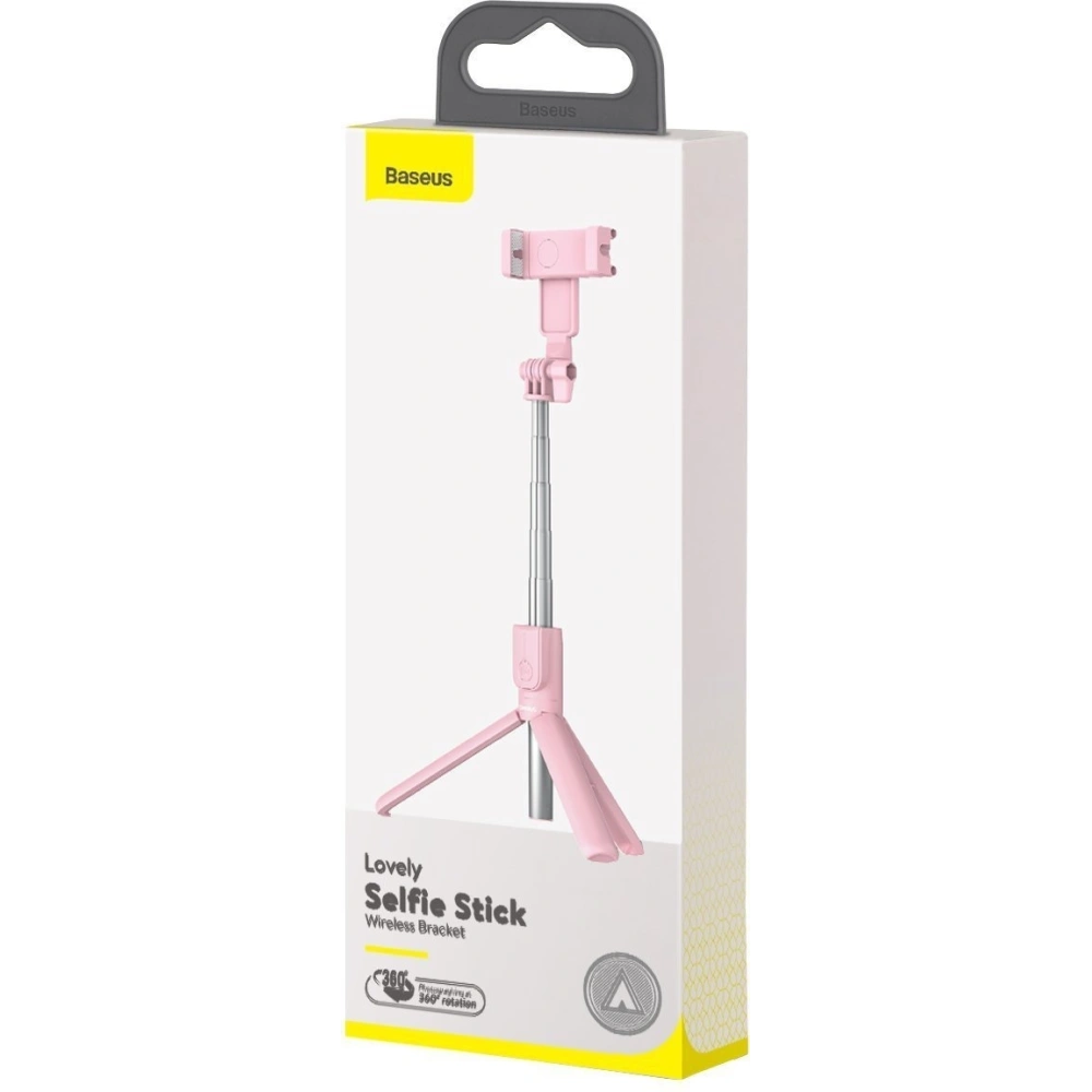 Hurtownia GSM - Selfie-Stick, Bluetooth-Stativ Baseus Lovely (rosa) - BSU1832PNK - {ean13} - Hurt