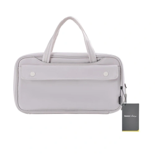 Etui Baseus Track na akcesoria, wstrząsoodporne, wodoodporne 225x140x55mm (białe)