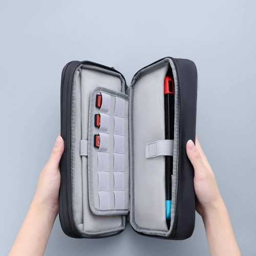 Etui Baseus Track na akcesoria, wstrząsoodporne, wodoodporne 225x140x55mm (szary)