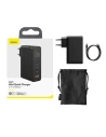 Hurtownia GSM - Ładowarka sieciowa Baseus GaN C+C+U, 120W, EU (czarna) - BSU1836BLK - {ean13} - Hurt